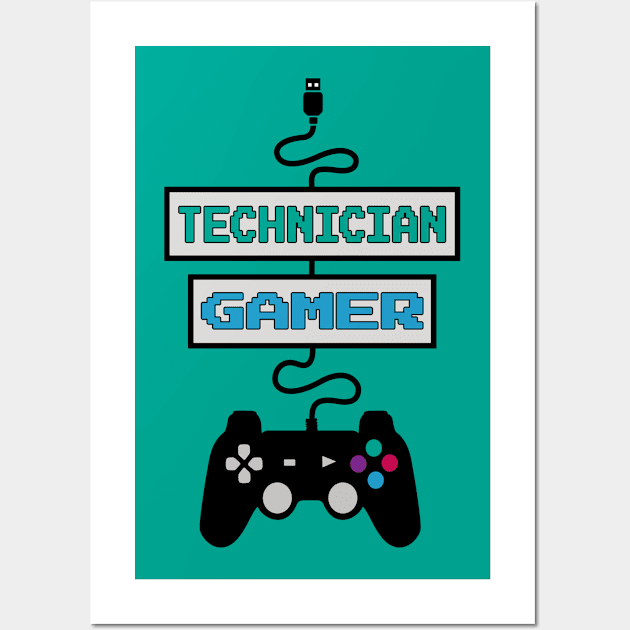 Technician Gamer Wall Art by jeric020290